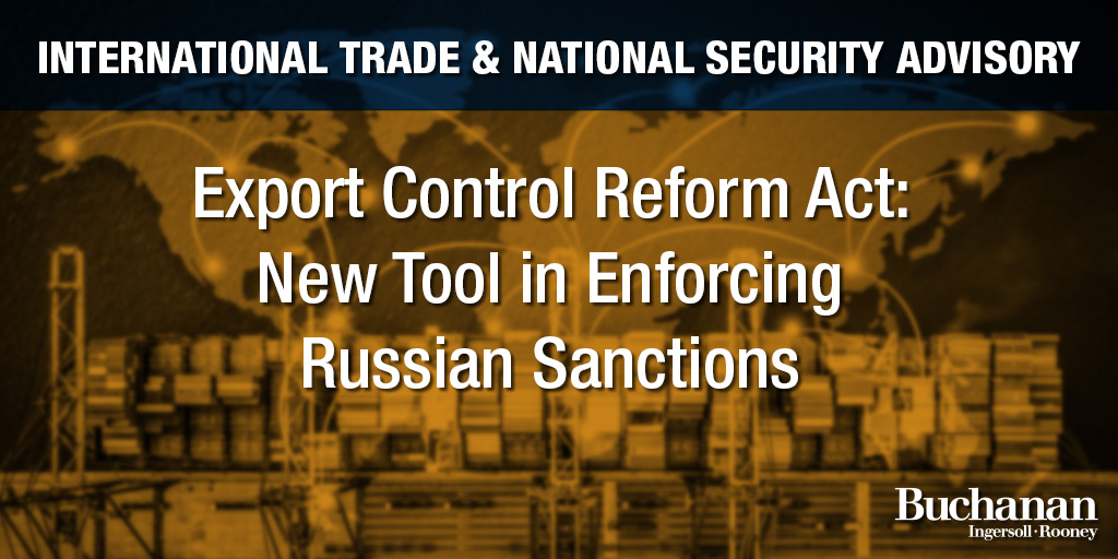 Supplemental Joint Alert: BIS & FINCEN Urge Companies To Continue Their  Vigilance Against Attempts To Evade Export Controls And Sanctions On Russia  & Belarus - Miller Proctor Law